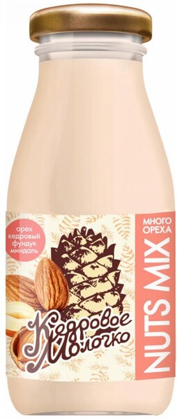 Напиток Sava Кедровое молочко с фундуком и миндалем на основе кедрового ореха 5.5% 200 мл