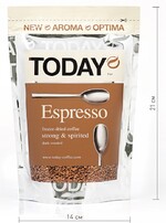 Кофе Today Espresso растворимый сублимированный, 75 г