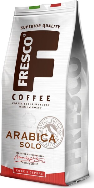 Кофе зерновой Fresco Arabica Solo 200г пак