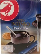 Кофе растворимый АШАН Gold Intenso Decaffeinato без кофеина, 25х2 г