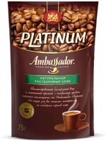 Кофе Ambassador Platinum растворимый сублимированный 75 г