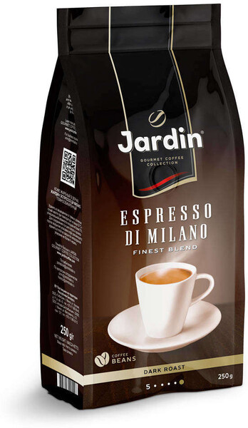 Кофе Jardin Espresso di Milano в зернах 250 г