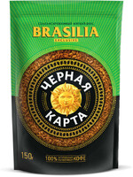 Кофе Черная Карта Exclusive Brasilia растворимый сублимированный 150 г