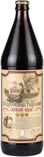 Квас живой Афанасий Старомонастырский, 1 л
