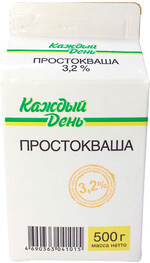 Простокваша «Каждый День» 3,2%, 500 г