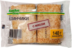 Блинчики «Каждый день» с мясом, 140 г