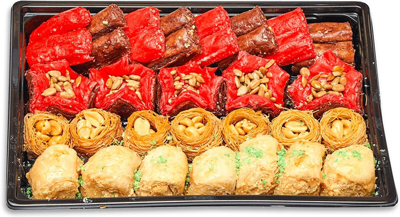Подарочный набор из сладостей/ Продукты/ Восточные сладости с грецким орехом,арахисом, 400 гр