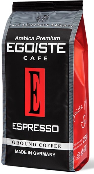 Кофе Egoiste Espresso молотый 250 г