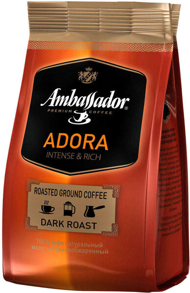 Кофе Ambassador Adora молотый, 95 г