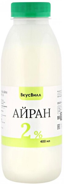 Айран с массовой долей жира 2%