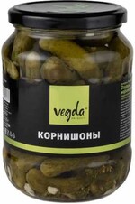Огурцы Vegda product корнишоны, 720 мл