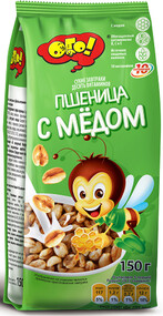 Готовый завтрак Ого! Пшеница с медом 150г