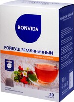 Напиток чайный BONVIDA Ройбуш Земляничный 20*5г