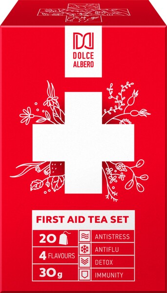 Набор чайный DOLCE ALBERO First Aid Set к/уп 20пак