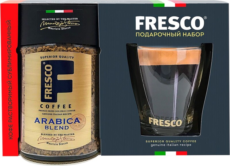Подарочный набор кофе FRESCO Arabica Blend с кружкой, 100г