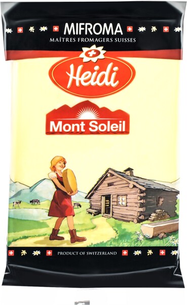Сыр полутвердый Heidi Mont Soleil 52% 170 г бзмж