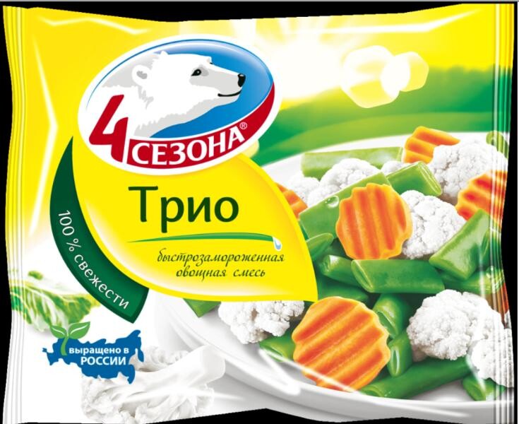 Смесь Трио,  4 Сезона, 400 гр., флоу-пак