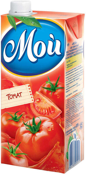 Нектар томатный «Мой» с солью, 950 мл