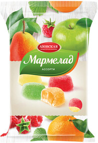 Мармелад Азовская КФ Ассорти, 300 г