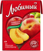 Нектар Любимый яблоко-персик 0,2 л