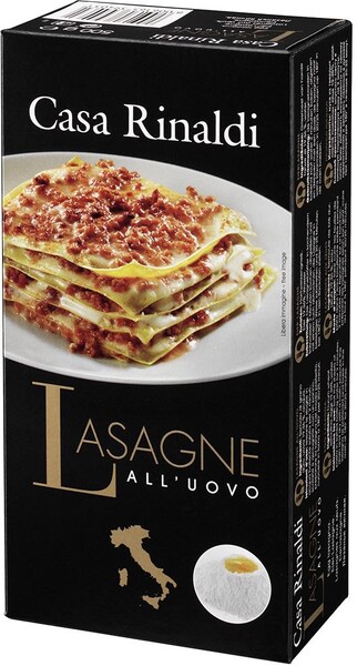 Паста Casa Rinaldi Лазанья с яйцом ручной работы, 0.50кг