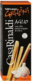 Хлебные палочки Сasa Rinaldi Гриссини с чесноком, 125 гр., картон