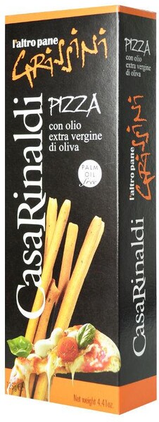 Хлебные палочки Сasa Rinaldi Гриссини со вкусом пиццы, 125 гр., картон