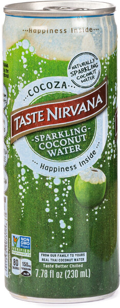 Вода кокосовая Taste Nirvana с газированной водой 0.23л ж/б Таиланд