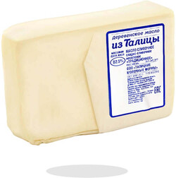 Масло Деревенское из Талицы 82.5% вес. Талицкие молочные фермы БЗМЖ