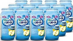 Пюре ФрутоНяня с яблоком бананом и сливками с сахаром с 6 месяцев 250 г