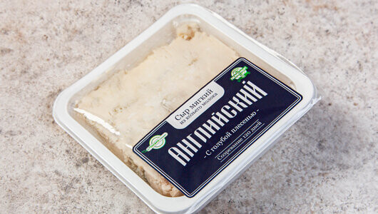 Сыр Английский козий с голубой плесенью