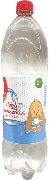 Вода питьевая детская Auchan Красная Птица негазированная, 1,5 л