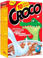 Готовый завтрак KROSBY крокодильчики карамельные, 200 г