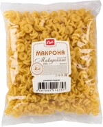 Макароны Буравчики гладкие Макрона, 900 гр., пластиковый пакет
