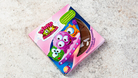 Шоколад молочный с печеньем