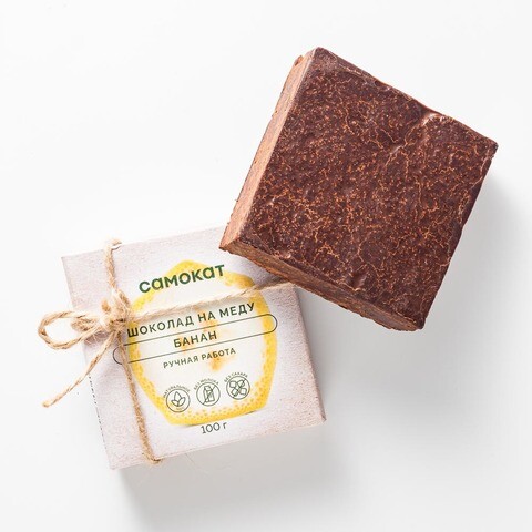 Шоколад Самокат на меду, банан, 100 г