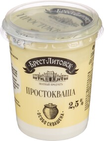 Простокваша Брест-Литовск 2.5% 380г