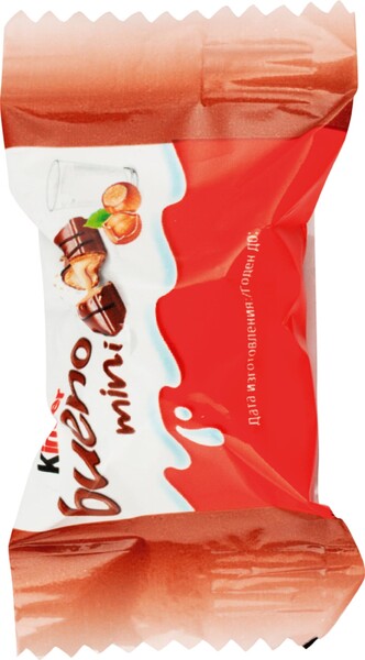Конфеты KINDER Mini Буено шоколадные вес