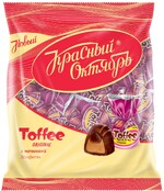 Конфеты КРАСНЫЙ ОКТЯБРЬ Toffee Original с начинкой, 250г Россия, 250 г