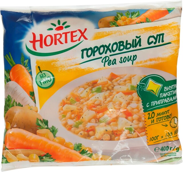Смесь овощная Hortex Гороховый суп быстрозамороженная 400 г