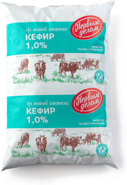 Кефир Первым Делом 1%, 900 мл