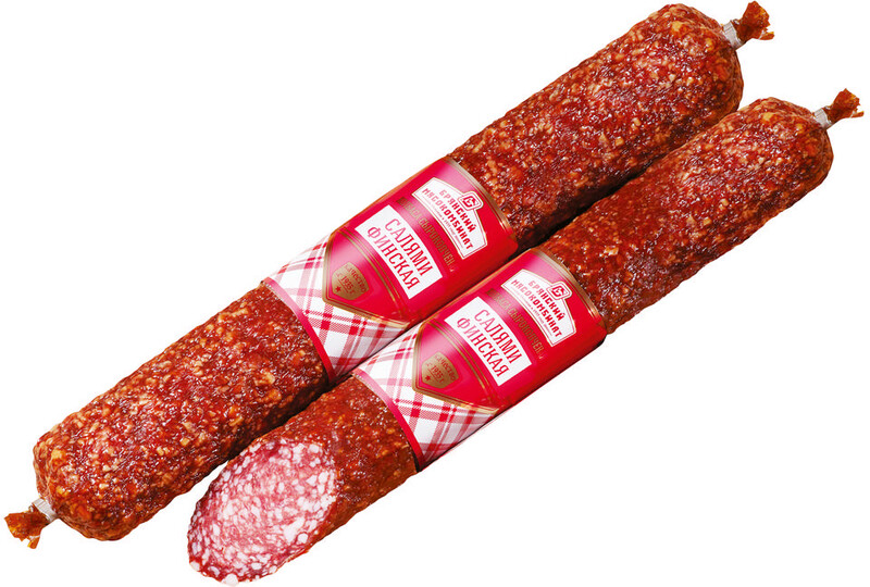 Колбаса Брянский МК Салями Финская сырокопченая, 300 г