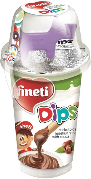 Кондитерское изделие Fineti Sticks Вафельные трубочки с начинкой из фундука с какао 45г