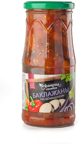 Баклажаны Дикси Овощная семейка по-домашнему, 510 г