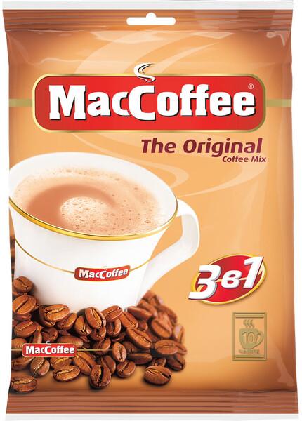 Кофейный напиток MACCOFFEE 3 в 1 оригинальный, 5х20г