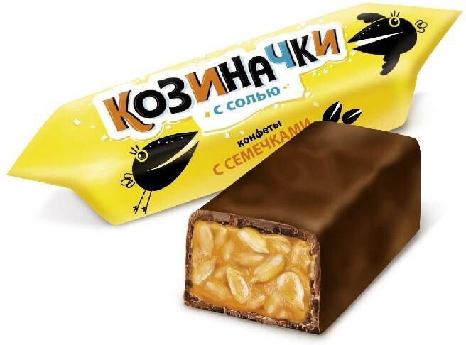 Конфеты Красный Октябрь козиначки с солью, вес