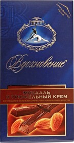 Шоколад Бабаевский Вдохновение миндаль и трюфельный крем, 0.10кг