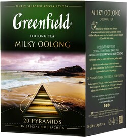 Чай Greenfield Milky Oolong зеленый 20 пирамидок по 1.8 г