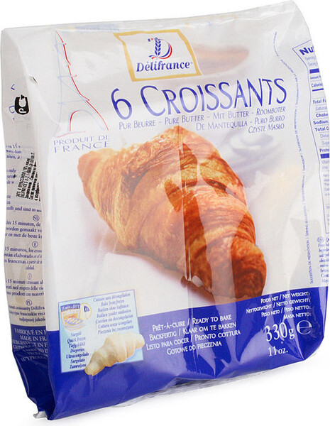 Круассан, DELIFRANCE замороженные, 55 гр х 80 шт