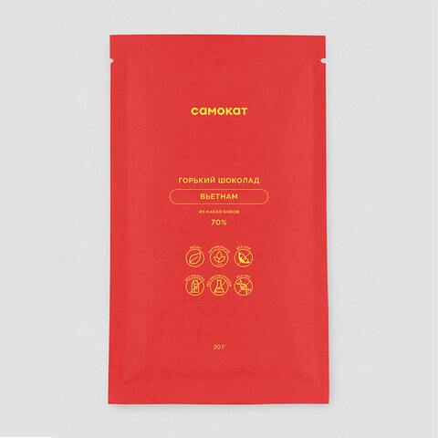 Шоколад Самокат горький, 70%, вьетнам, 20 г